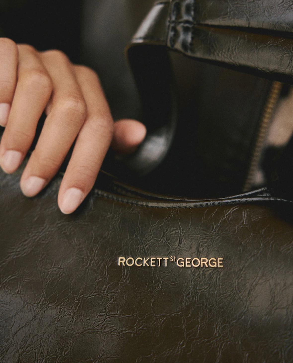 Studded Black Tote Bag