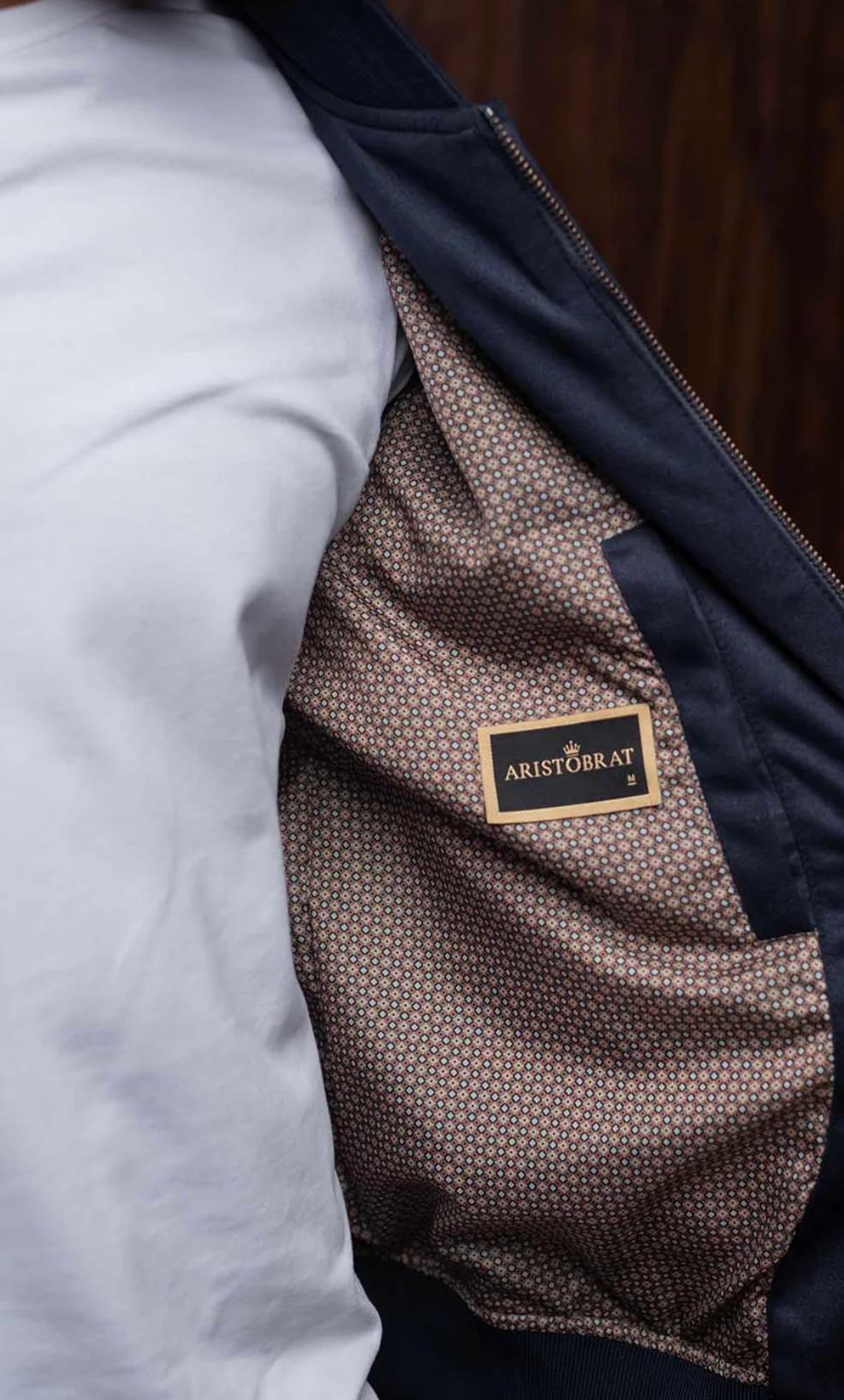 Men's Navy Bomber Jacket