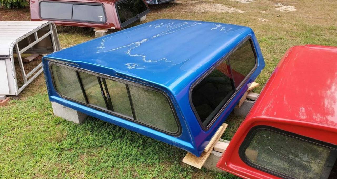 1993–2011 Ford Ranger Camper Shell – 6 ft Bed (Blue)