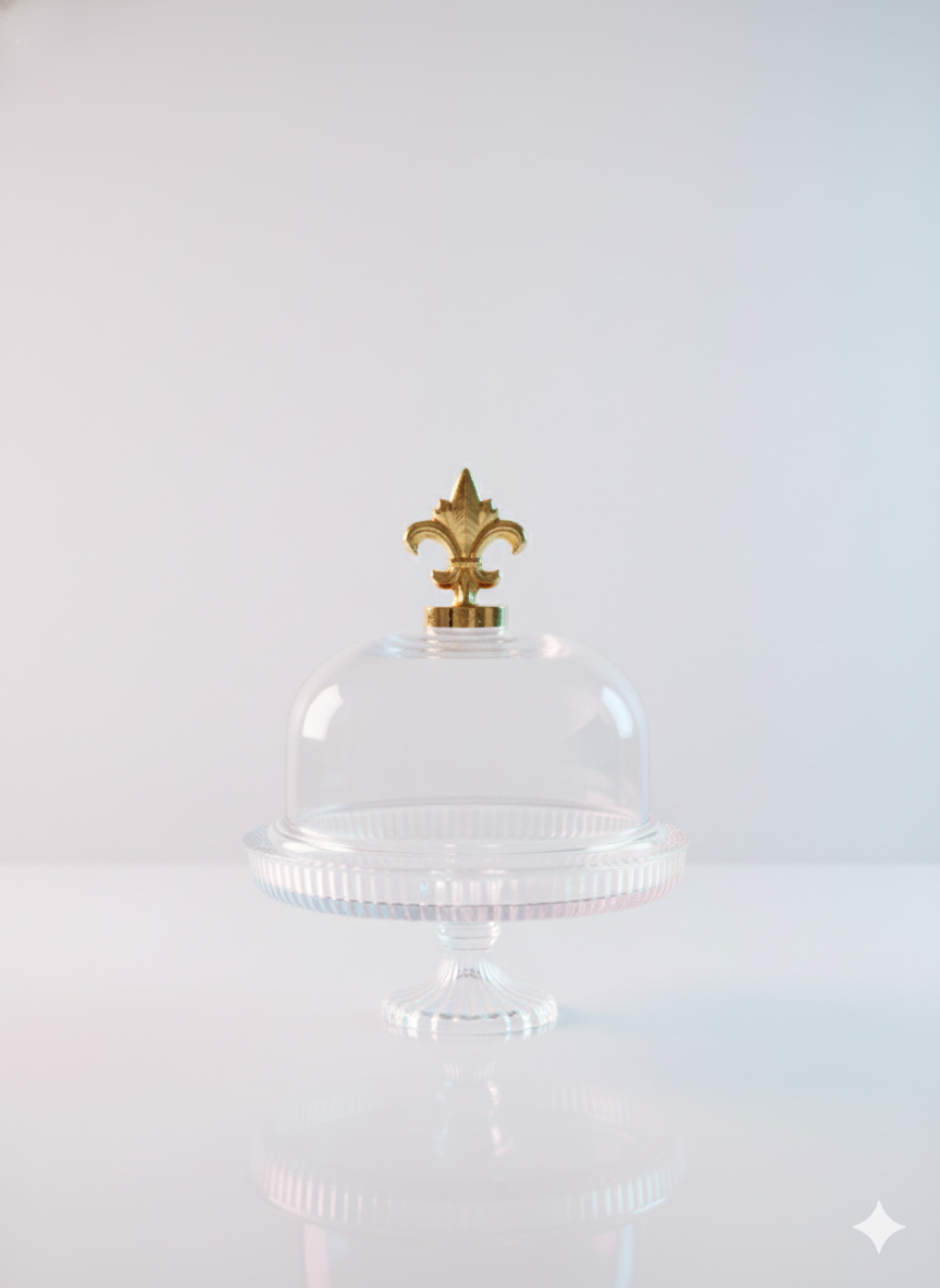 Elegant Glass Cake Stand