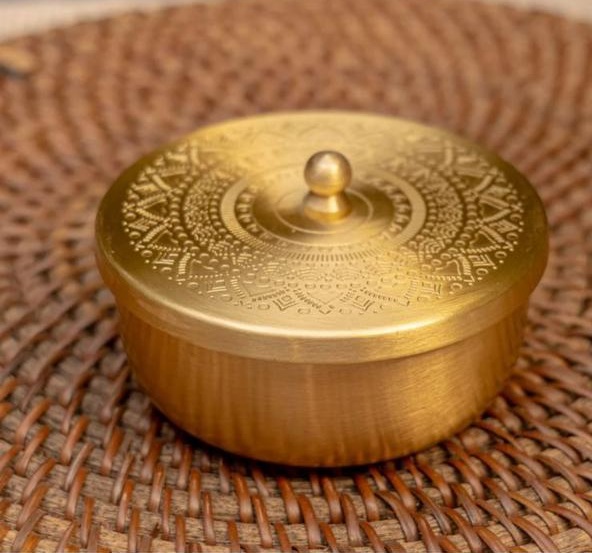 Brass Decorative Storage Box