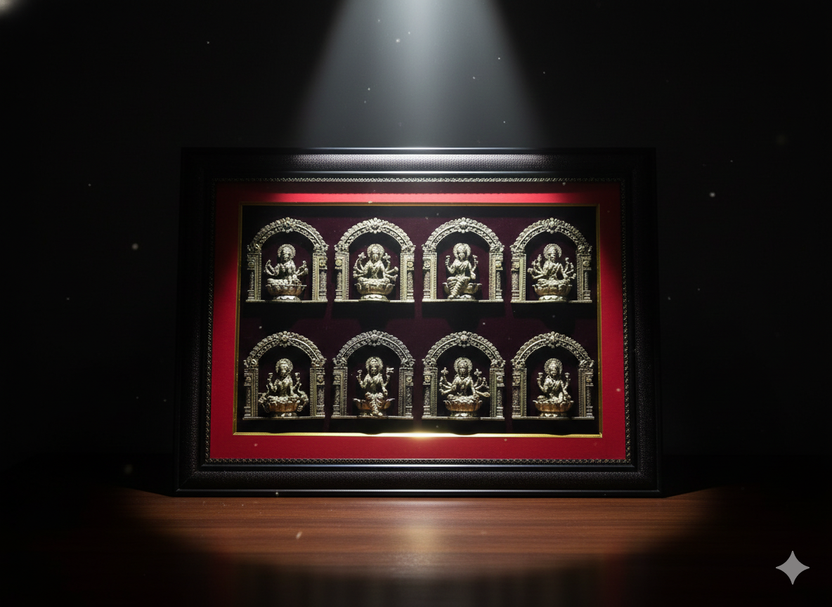 Antique Hindu Deity Frame