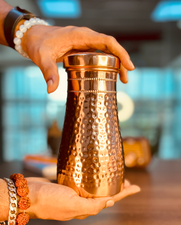 Handcrafted Copper Water Jar