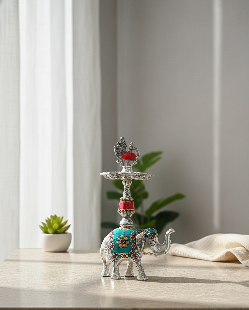 Decorative Elephant Incense Holder