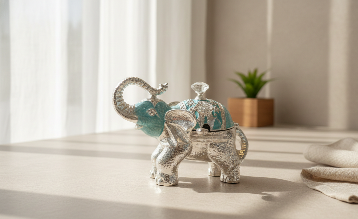 Decorative Elephant Jewelry Box