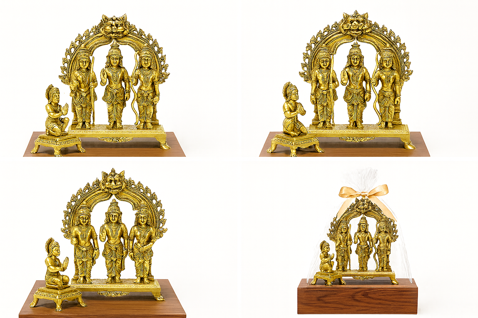 Golden Ornate Vanity Set