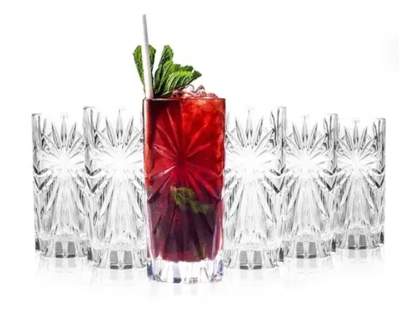 Krištolinės stiklinės RCR Oasis, 360ml.