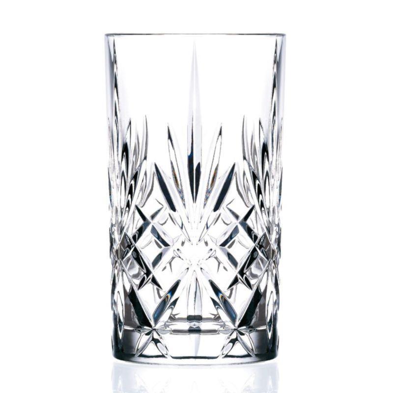 krištolinės stiklinės RCR Melodia, 360ml.