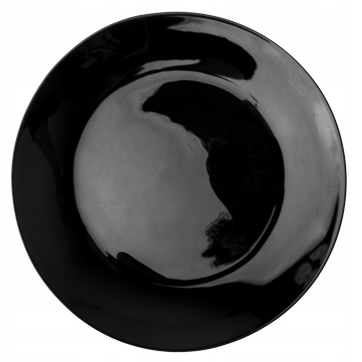 Juodo stiklo lėkštė Odelo ESMENE 25 cm, OD2717