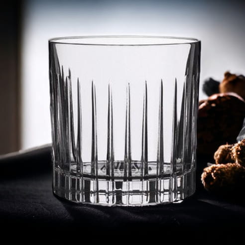 Krištolinės viskio stiklinės RCR Timeless, 360ml.