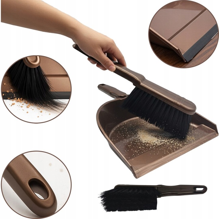 Šepetėlio su semtuvėliu komplektas