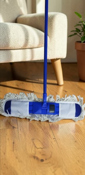 Plovimo šepetys su medžiagine šluoste, 40cm