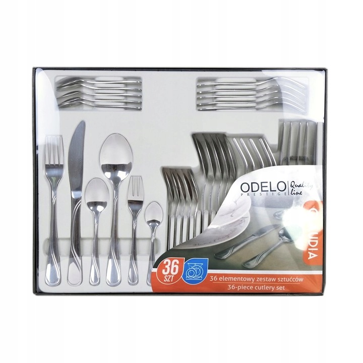 Stalo įrankių komplektas Odelo CLAUDIA, 36vnt. OD1171