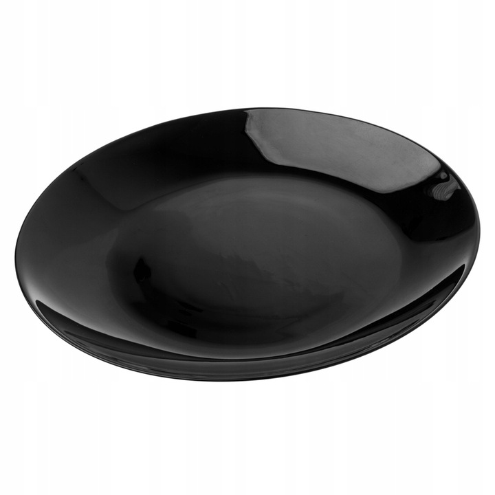 Juodo stiklo lėkštė Odelo ESMENE 25 cm, OD2717