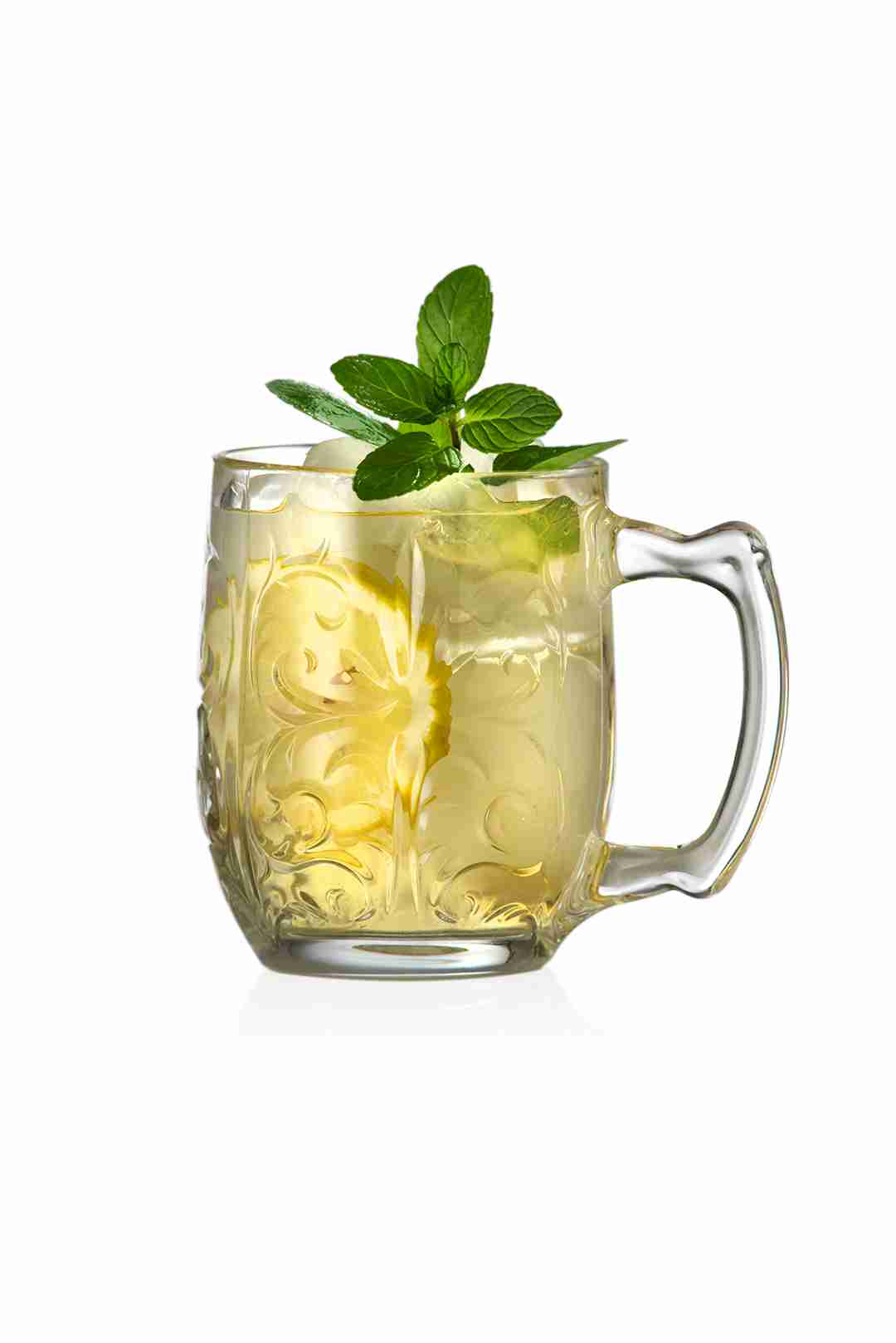 Krištoliniai puodeliai su ąsele RCR Tatoo Mule, 420ml, 4vnt.