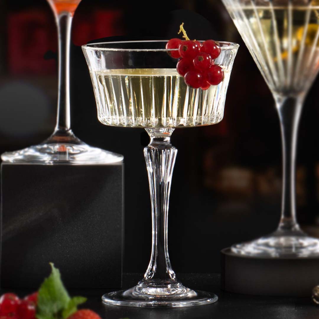 Krištolinės taurės šampanui RCR Timeless 260ml.