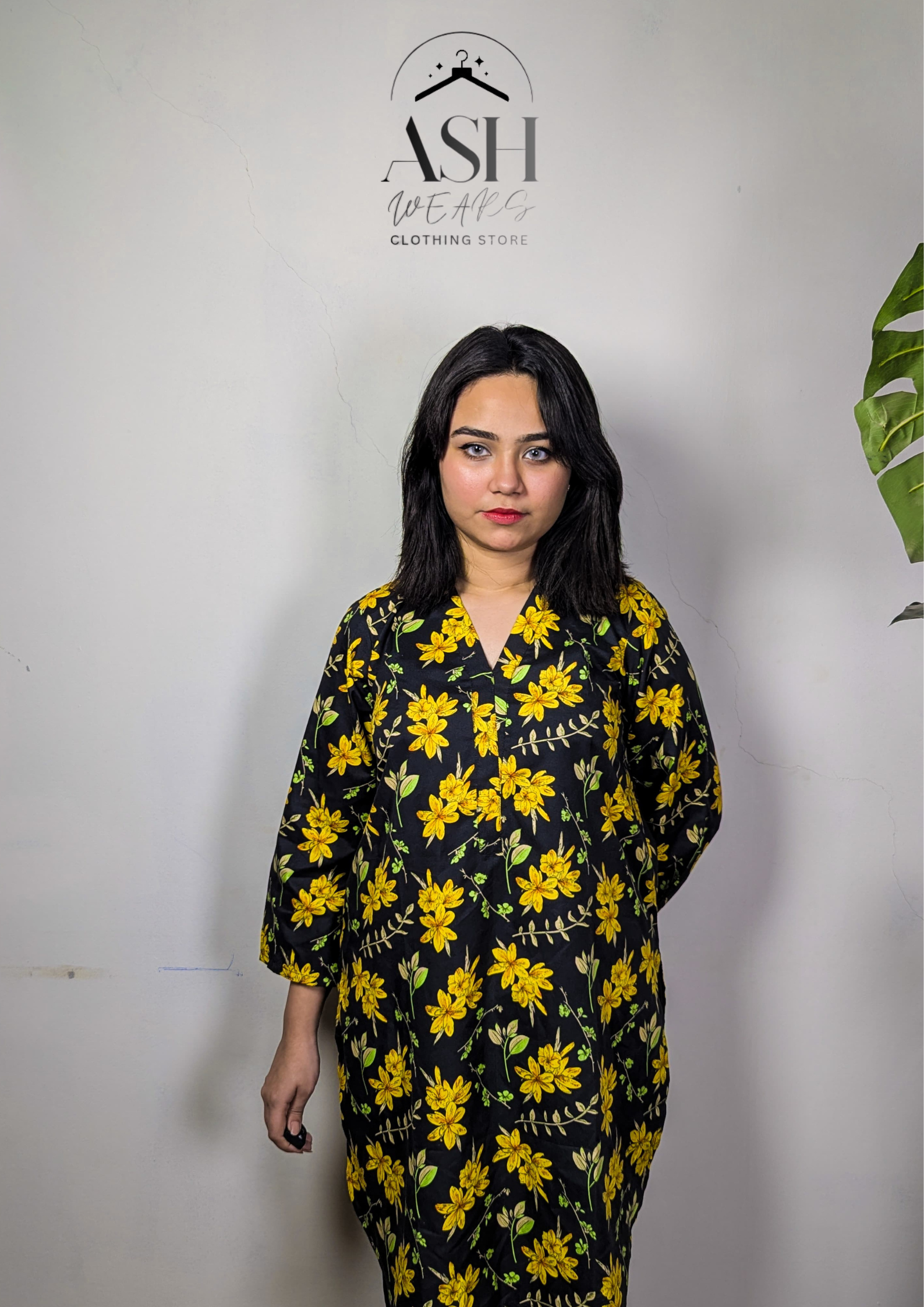 Black n yellow florals article 