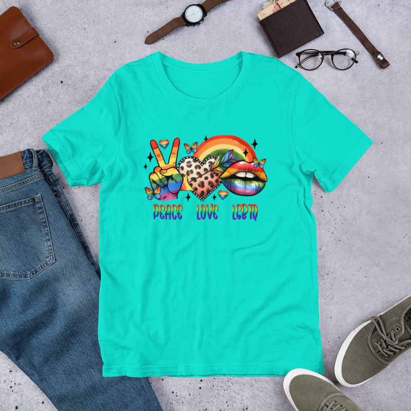 Peace Love LGBTQ T-Shirt