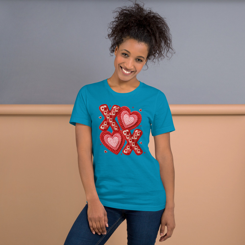 XO Hearts Graphic T-Shirt