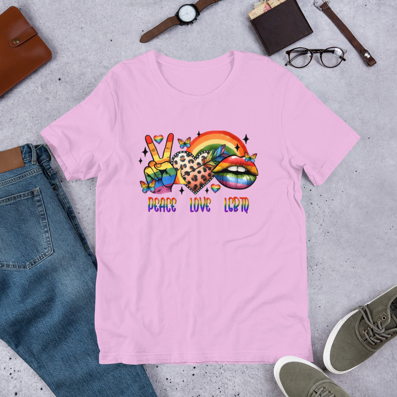 Peace Love LGBTQ T-Shirt