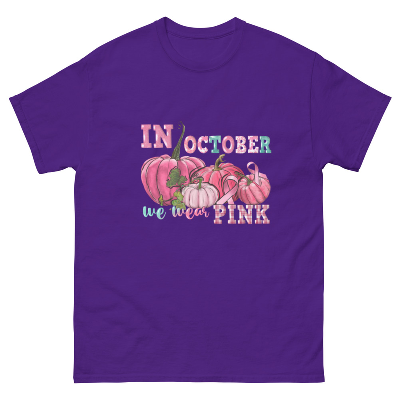 In October We Wear Pink T-Shirt