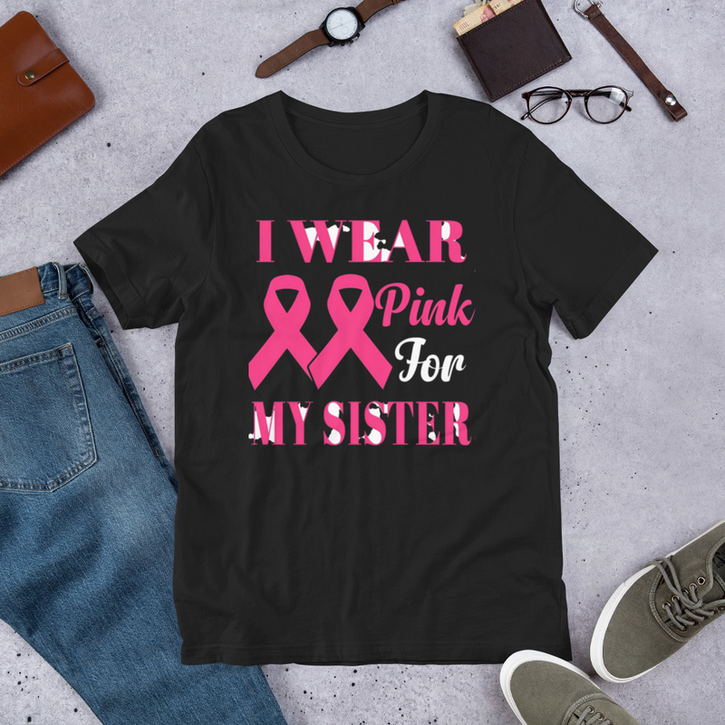 Pink Ribbon Sister Support T-Shirt