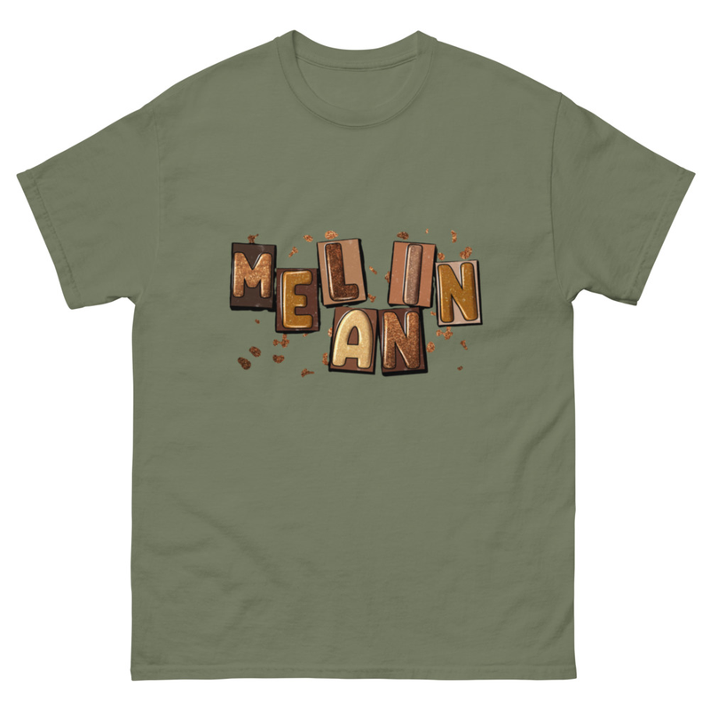 Melanin Block Letter T-Shirt