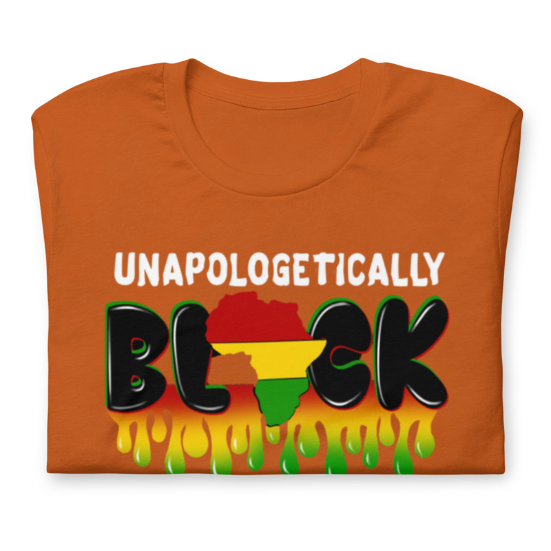Unapologetically Black – Drip Pan-African Statement Shirt