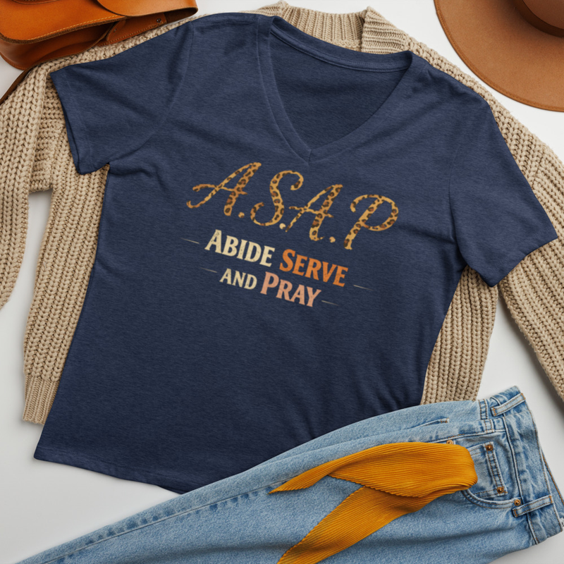 A.S.A.P. Inspirational V-Neck T-Shirt