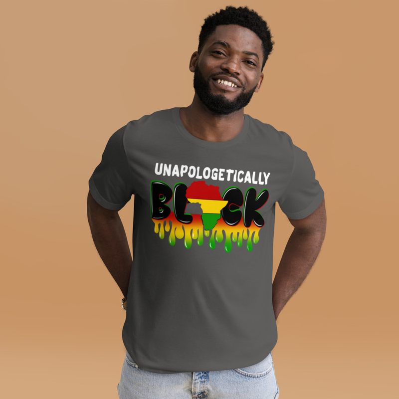 Unapologetically Black – Drip Pan-African Statement Shirt