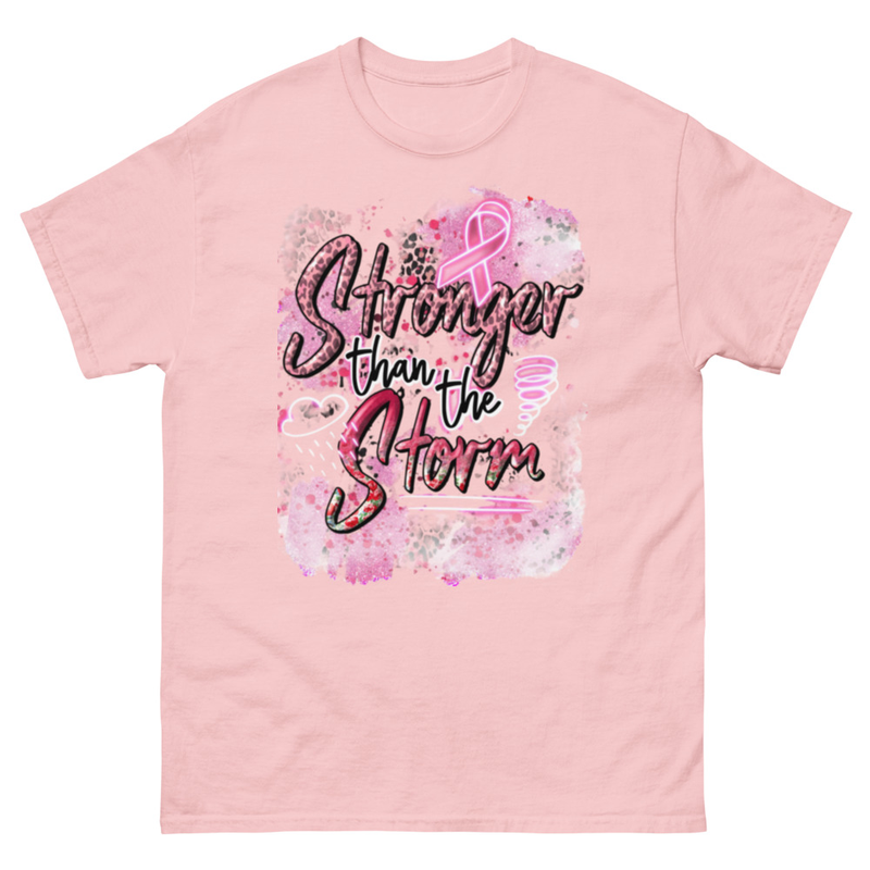 Stronger Than the Storm Breast Cancer Awareness T-shirt