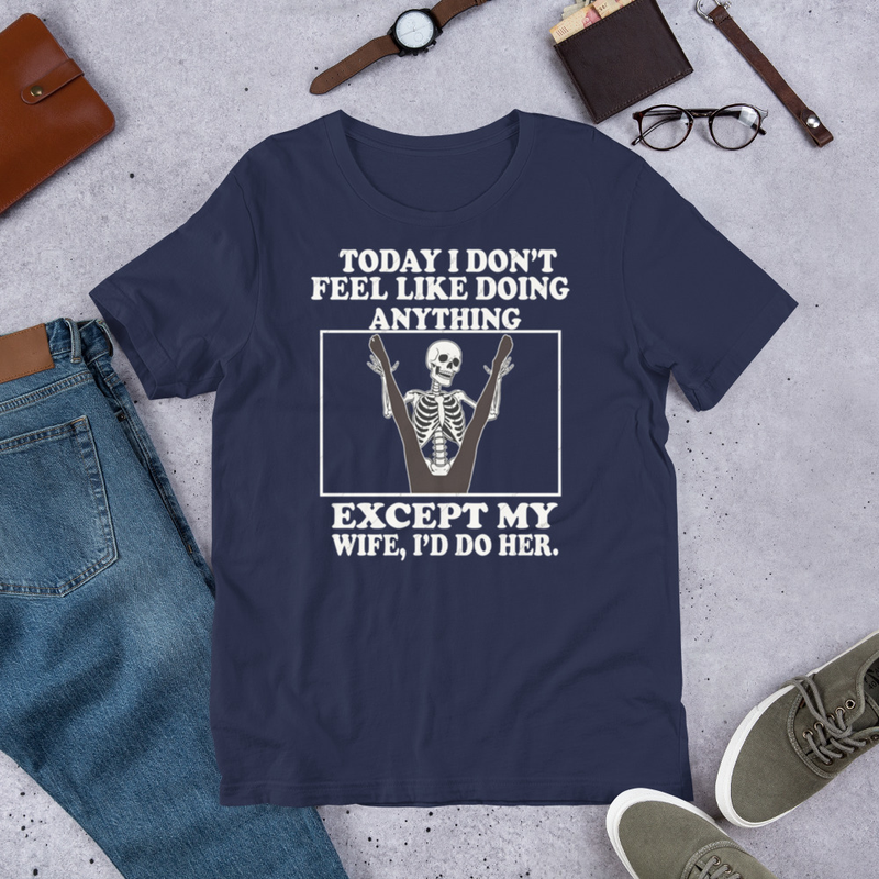 Funny Skeleton Husband T-Shirt