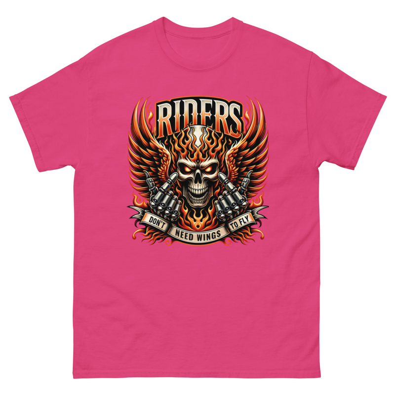 Riders Flame Skull T-Shirt