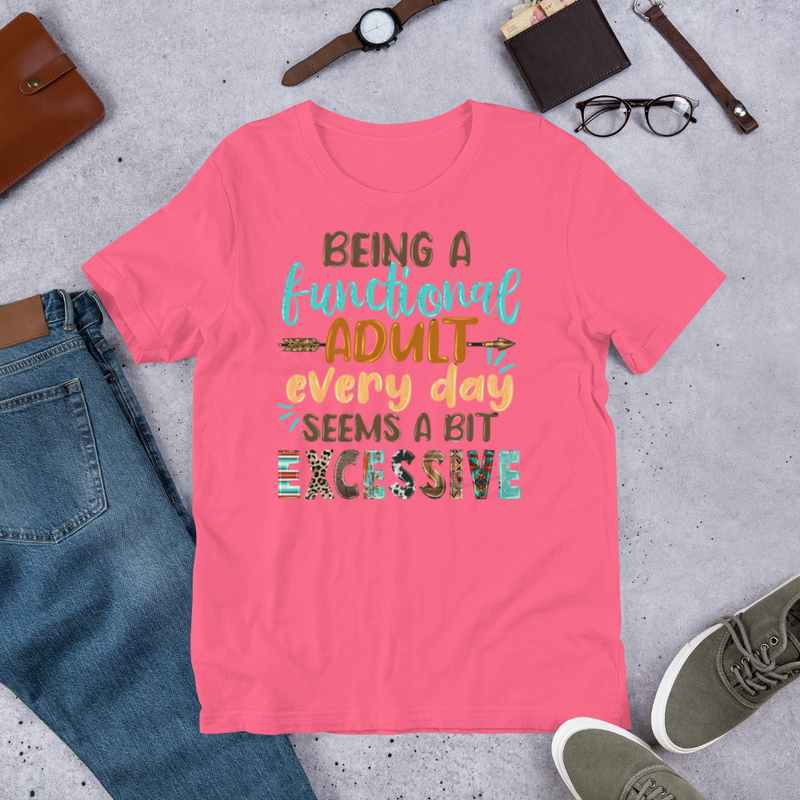 Functional Adult Graphic T-Shirt