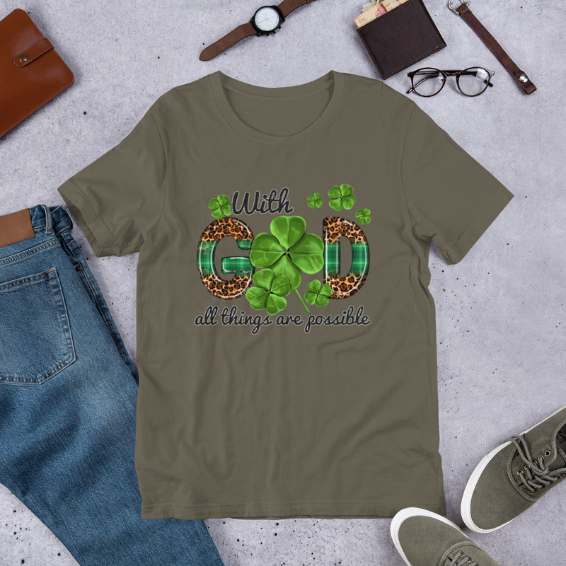 Inspirational God Clover T-Shirt
