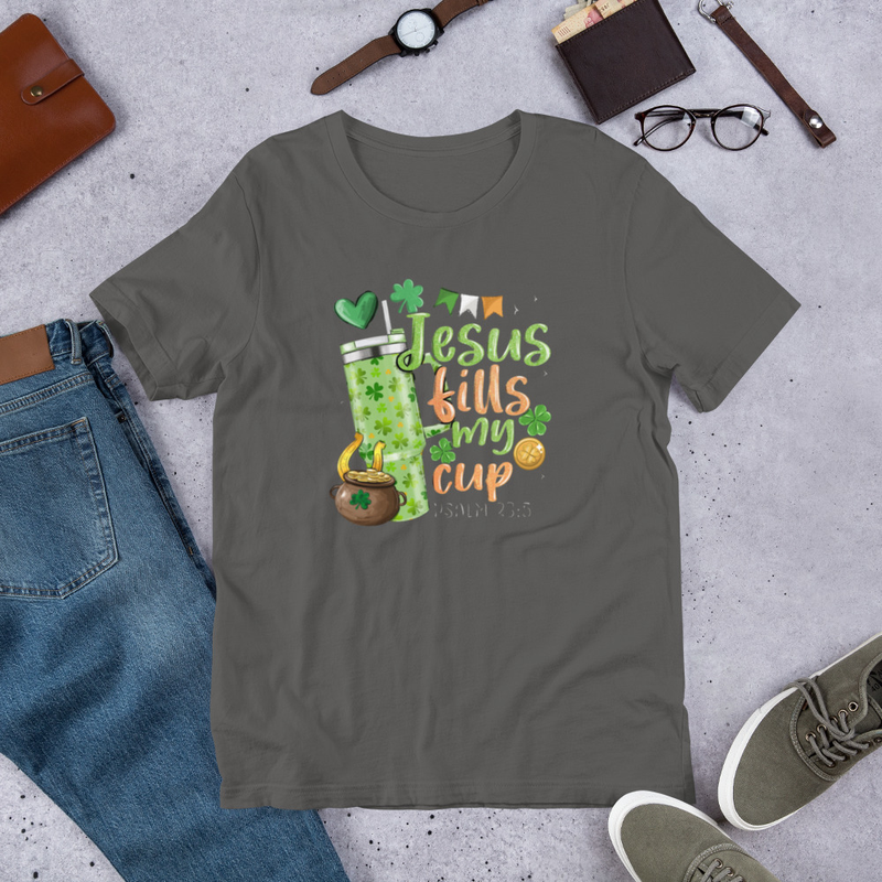Jesus Fills My Cup Unisex t-shirt
