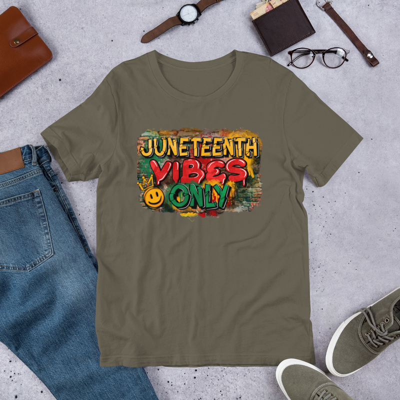 Juneteenth Vibes Only T-Shirt