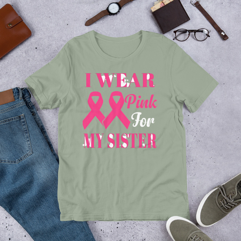 Pink Ribbon Sister Support T-Shirt