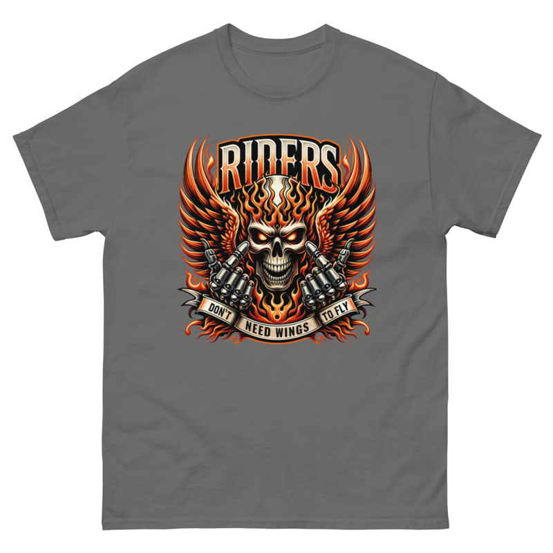 Riders Flame Skull T-Shirt