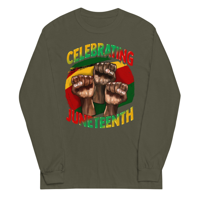 Celebrating Juneteenth Long Sleeve Shirt