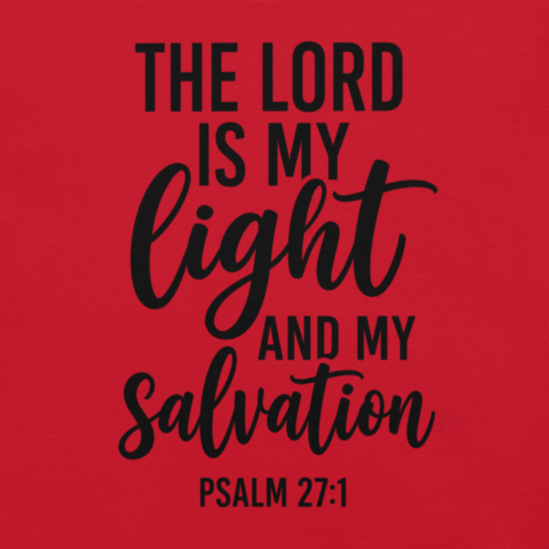 Inspirational Psalm 27:1 T-Shirt