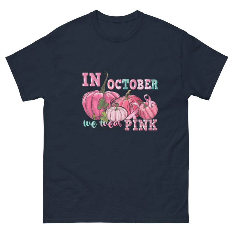 In October We Wear Pink T-Shirt