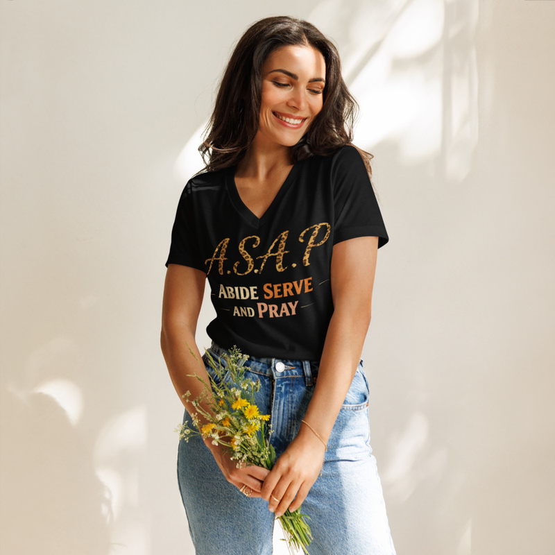 A.S.A.P. Inspirational V-Neck T-Shirt