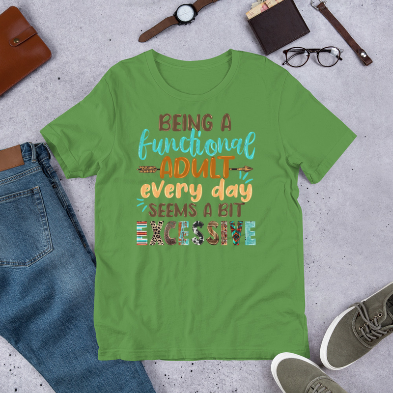 Functional Adult Graphic T-Shirt
