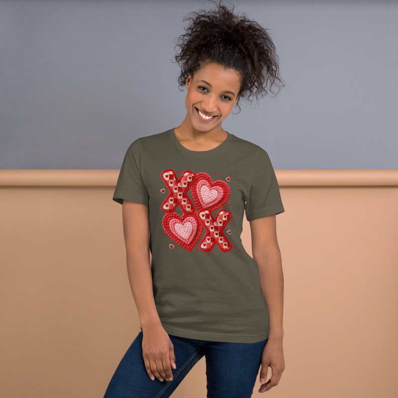 XO Hearts Graphic T-Shirt