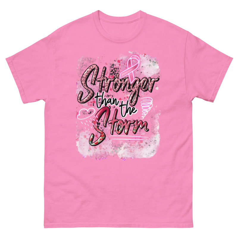 Stronger Than the Storm Breast Cancer Awareness T-shirt