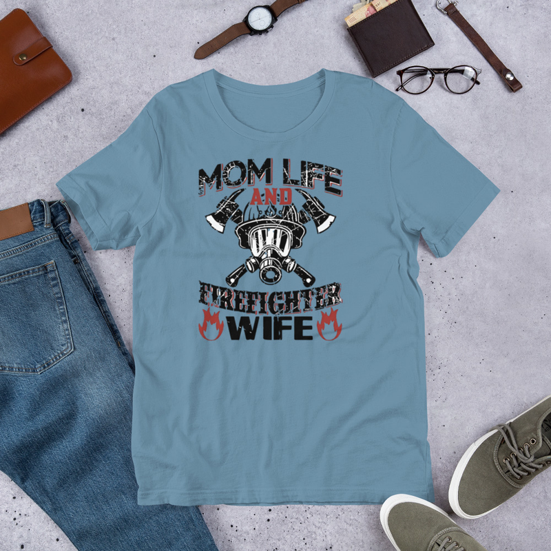 Firefighter Wife Mom Life T-Shirt