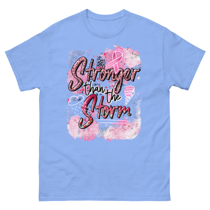 Stronger Than the Storm Breast Cancer Awareness T-shirt