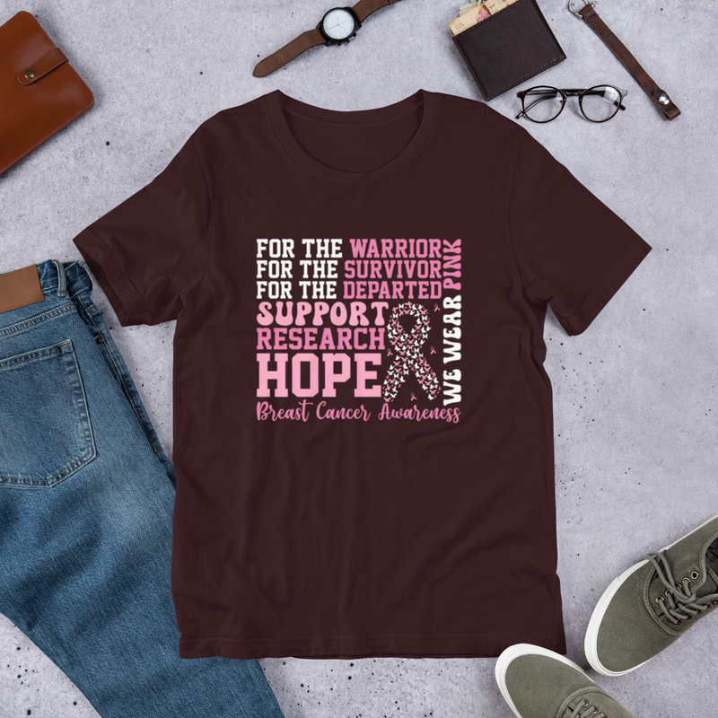 Breast Cancer Support Unisex t-shirt