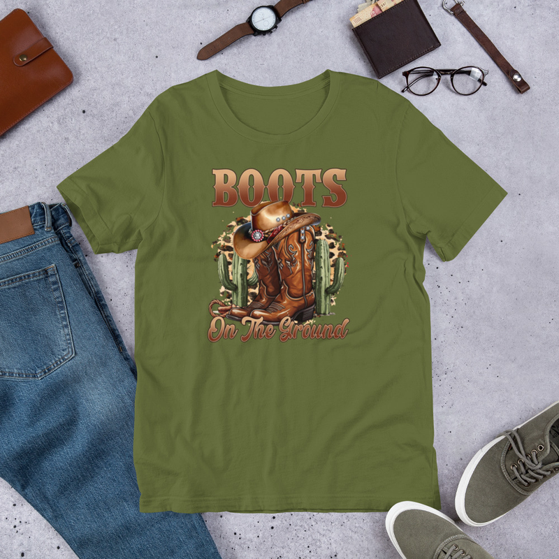 Boots On The Ground Graphic T-Shirt